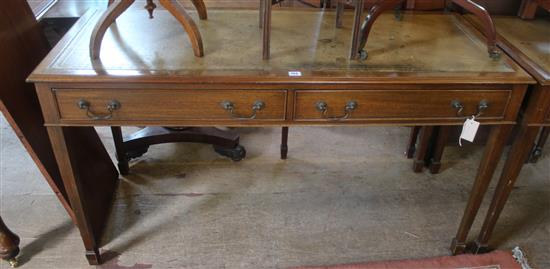 Georgian style mahogany writing table